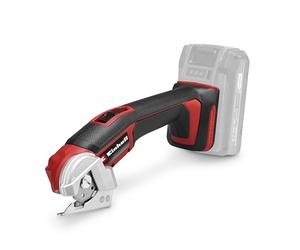 Einhell Cortadora universal con batería TE-UC 18/6 Li-Solo | PXC | 18 V | Tijeras universales para materiales de hasta 6 mm | Luz LED | Indicador de línea de corte | Sin batería