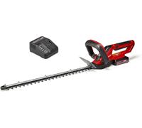 Einhell Cortasetos con batería GC-CH 1855/1 Li Kit Power X-Change (18V, 55cm de longitud de corte, 18mm distancia entre dientes, mango giratorio, colector de recortes, incl. 2,5Ah batería y cargador)