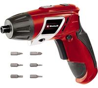 Einhell Destornillador inalámbrico - TC-SD 3.6 Li. 3.6V, 1300 mAh, 3 Nm torque, articulación pivotante en el mango, luz LED, mango suave, luz de carga, con 6 puntas