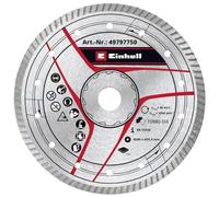 Einhell Disco de corte de diamante turbo, diámetro 200 x 25,4 x 2,6 mm