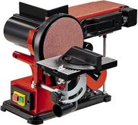Einhell Esmeriladora de disco y banda vertical TC-US 380 (380 W, vel. de banda de lijado 292 m/min, disco de lijado vel. 1450 min-1, incl. 1 banda de lijado K80 y 1 papel de lija de disco K 80)