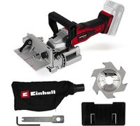 Einhell Fresa engalletadora con batería TE-BJ Li-Solo Power X-Change (18V, iones de Li, ajuste de ángulo/altura continuo, regulación de profundidad de 6 niveles, sin batería ni cargador)
