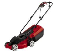 Einhell GCEM1030 Cortacésped eléctrico, 1000 V, 3 niveles, hasta 300m² de jardín, 25L de capacidad de bolsa, Rojo