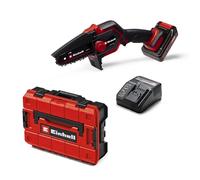 Einhell GE-PS 18/15 Li BL Kit Power X-Change - Sierra de podar inalámbrica (18 V, sin escobillas, longitud de corte de 12,5 cm, cambio de espada/cadena sin herramientas, incluye batería de 2,5 Ah