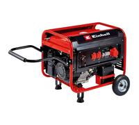 Einhell Generador eléctrico (gasolina) TC-PG 65/E5 (potencia permanente 3,2 kW a 230 V y 3,6 kW a 400 V, 13 A corriente nominal a 230 V, 25 L depósito para gasolina super E5)