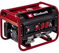 Generador (gasolina) TC-PG 25/E5 de Einhell (2.100 W pot. continua, 9,1 A corr. nominal a 230 V, máx. 2.400 W, motor 4 tiempos bajas emisiones, 2 tomas 230 V incl. voltímetro, depósito gasolina 15 l)