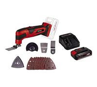 Einhell Herramienta multifunción a batería fijación de herramienta magnética, electrónica de velocidad, accesorios incluidos + Einhell PXC Starter Kit PXC 18V 2.5Ah
