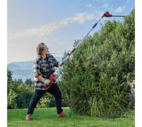 Einhell Herramienta multifunción con batería GC-HC 18/4520 Li T-Solo Power X-Change (18 V, Cortasetos de 41 cm, podadora de 19,5 cm, Barra de prolongación, Correa de Transporte, sin batería)