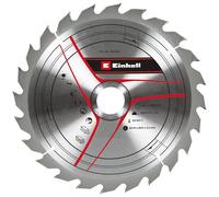 Einhell Hoja de sierra HM 210 mm como accesorio de sierras de vaivén (Ø 210 mm, orificio 30 mm, 24 dientes, anchura de corte 2,6 mm, para sierras de tracción, vaivén e inglete y circulares de mesa)