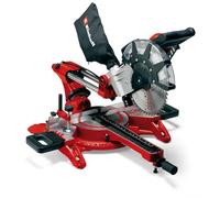 Einhell Ingletadora, 2350 W, Función de tracción integrada, cabezal de sierra inclinable, tope de pieza de trabajo, láser, Incluye hoja de sierra de precisión de carburo, Multicolor