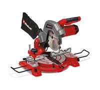 Einhell Ingletadora de corte TC-MS 216 (1600 W, Ø216 x ø30 mm hoja, mesa de trabajo de fundición a presión de aluminio, cabeza de sierra inclinable hasta 45°, incl. hoja de sierra de metal duro)