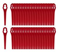 Einhell - Juego de 100 Cuchillas de Repuesto para desbrozadora inalámbrica Einhell BG-CT 18 Li, RG-CT 18 Li, GE-CT 18 Li, Cuchillas de plástico compatibles con cortacésped Einhell