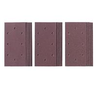 Einhell - Juego de 15 papeles de lija (accesorios para lijadora orbital, 15 papeles de lija, 187 x 93 mm, grano 5 x 60, 120, 180, adhesión con velcro)