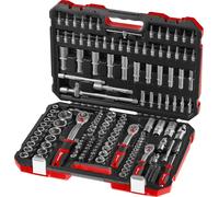 Einhell Juego de llaves de vaso y carraca de 181 piezas