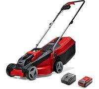 Einhell Cortacésped a batería GE-CM 18/30 Li Kit Power X-Change (18 V, 30 cm Ancho de Corte, hasta 150 m², Brushless, 25L Bolsa recolectora, 30-70 mm Altura de Corte, con 3,0 Ah batería y Cargador)