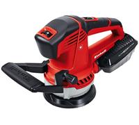 Einhell Lijadora orbital aleatoria, 400 W, disco de 125 mm, aspiración activa de polvo, caja de filtro, maletín de transporte