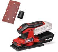 Einhell Lijadora orbital con batería TC-OS 18/187 Li-Solo | PXC | 18 V | recorrido oscilante de 2 mm | hasta 24 000 rpm | 187 x 93 mm | bolsa polvo | papel de lija P80 | sin batería
