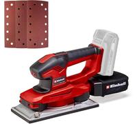 Einhell Lijadora orbital con batería TE-OS 18/230 Li Solo Power X-Change (Li-Ion, 18 V, 230x115 mm superficie de lijado, electrónica de velocidad, incl. 3x papel de lija, sin batería ni cargador)