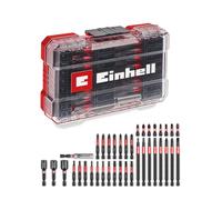 Einhell M-CASE - Juego de 38 brocas de impacto (puntas de 25 mm, puntas de 50 mm, puntas de 90 mm, llaves hexagonales, soporte de brocas de 60 mm, incluye caja de almacenamiento)
