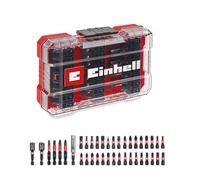 Einhell M-CASE - Juego de 39 brocas de impacto (puntas de 25 mm, puntas de 50 mm, llaves hexagonales, soporte de brocas de 60 mm, incluye caja de almacenamiento)