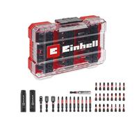 Einhell M-CASE - Juego de 39 brocas de impacto y llaves de vaso (25 mm, 50 mm, hexagonales, largas, adaptador de enchufe, soporte de brocas de 60 mm, incluye caja de almacenamiento)