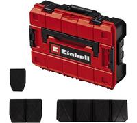 Einhell Maletín de sistema E-Case S-F (conservación universal de herramienta, dimensiones ext. 44x32x13 cm, carga máx. 25kg, protegido a salpicaduras, apilable, incl. 9 compart. de plástico)