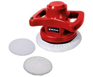 Einhell Máquina pulidora de coche CC-PO 90 | Plato de pulido Ø 240 mm | vel. de giro máx. 3700 rpm | manejable y robusto | con disco de pulido textil y disco sintético