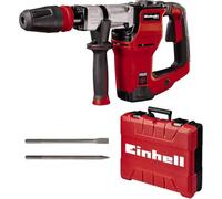 Einhell Martillo de demolición TE-DH 12 (1050 W, 12 J, toma SDSmax, empuñadura con amortiguación vibrac.,empuñadura adicional ajustable, 4m cable, incl. cincel puntiagudo y plano, incl. E-box)