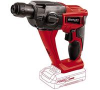 Einhell Martillo de impacto inalámbrico a batería, TE-HD 18 Li-Solo Power X Change, 1.2 J, mecanismo de impacto neumático, portabrocas SDS-plus, luz LED, suministrado sin batería ni cargador