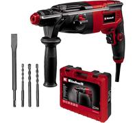 Einhell Kit de taladro percutor TC-RH 620 4F (620 W, impacto neumático, resistencia al impacto de 2,2 J, taladrado con percusión, cincelado con y sin fijación, SDS-Plus, bloqueo de resistencia)