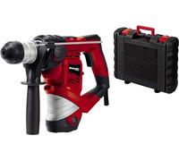 Einhell Martillo perforador TC-RH 900 (900 W, 3 J, capacidad de perforación en hormigón 26 mm, soporte SDS-Plus, tope de profundidad metálico, maletín), Color Rojo