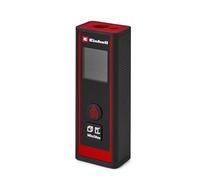 Einhell Medidor de Distancia láser TC-LD 30 R | alcance máx. 30 m | 3 modos de medición: distancia, superficie, volumen | Medición continua | Pantalla LCD | Sin pilas