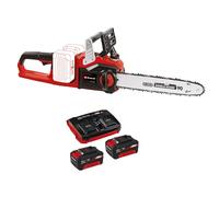 Einhell Motosierra sin cable GE-LC 36/35 Li-Solo Power X-Change (Li-Ion, 36 V, 33 cm de longitud de corte, 15 m/s de velocidad de corte, motor eléctrico sin escobillas) + Twinpack 3 Ah