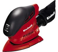 Einhell Multilijadora, 24.000 1/min de velocidad de oscilación, agarre suave, bolsa de filtro, extracción de polvo, incluye 1 pieza de papel de lija, Multicolor