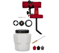 Einhell Original Accesorio pulverización, depósito 800 ml | accesorio sistema pintura | depósito pulverizador 800 ml | 3 boquillas | Cepillo de limpieza | cabezal pulverizador