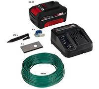 Einhell Original Accesorios del robot cortacésped Kit de instalación 800 m²(18 V, Li-Ion, para el robot cortacésped FREELEXO, 800 m², incl. batería PXC 3,0 Ah, 3 cuchillas, 180 m de cable delimitador)