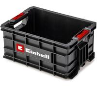 Original Einhell Caja de herramientas E-Case (máx. 90 kg, apilable, bloqueable, combinable con el sistema E-Case de Einhell, almacenamiento y transporte de accesorios y herramientas)