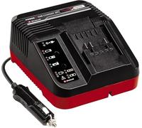 Einhell Cargador Power X-Car 3A Power X-Change – Iones de Li 18V, conector 12V, LED 7 estados