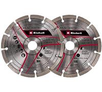 Original Einhell Set de discos de corte de diamante de 125 mm como accesorios de rozadoras (Ø 125 mm, 2 unidades, orificio 22,23 mm, para rozadoras TC-MA 1300 y TE-MA 1500 de Einhell)