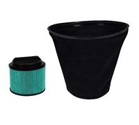 Einhell - Sistema de filtro de polvo dual (accesorio para aspiradora en seco y húmedo, juego de filtro HEPA y bolsa de filtro, filtra el polvo fino, protege el motor, apto para alérgicos)