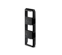 Original Einhell soporte de batería E-Case (soporte para 3 baterías, adecuado para SEALED E-Cases con carril lateral, puede soportar hasta 4 kg, montaje mediante un cierre a presión)