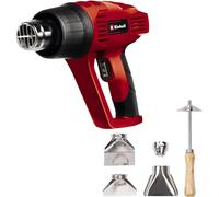 Einhell Pistola de aire caliente - Th-ha 2000/1-577068 - 2000 W, 2 niveles de temperatura 350 ° / 550 °, protección contra sobrecalentamiento, incl. 4 boquillas y raspador de pintura