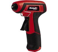 Einhell Pistola de pegamento caliente inalámbrica - TC-CG 3.6/1 Li - 3,6 V, calentamiento 30 segundos, indicador LED de calentamiento y carga. Incluye caja de metal, cargador + 4 barras de pegamento