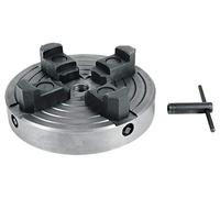Einhell Plato de cuatro mordazas accesorio para torno (adecuado para torno TC-WW 1000 y TC-WW 1000/1, recepción M18)