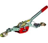 Einhell Polipasto de palanca manual TC-LW 1000 | Cable de acero de 2,2 metros de longitud | Fuerza de tracción máx. con polea de desvío: 1000 kg