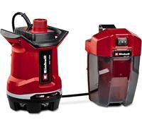 Einhell Bomba de aguas sucias con baterías GE-DP 18/25 Li-Solo Power X-Change (18 V, caudal de impulsión 7.500 l/h, altura de impulsión 5 m, modo ECO y BOOST, sin batería)