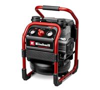 Einhell Professional Compresor con batería SILENZZO 18/160 Power X-Change (18 V, máx. 8 bar, depósito de 6 l, potencia de aspiración 160 l/min, manómetro, sin aceite, silencioso, sin batería)