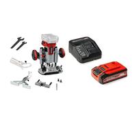 Einhell Professional Fresa superior con batería TP-RO 18 Li BL-Solo Power X-Change (18 V, altura de carrera 35 mm + Einhell 4Ah Plus Power XChange Starter Kit 18V