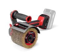 Einhell Professional Lijadora de cepillo con batería TP-BR 18/32 Li BL-Solo Power X-Change (18 V, sin escobillas, máx. 3200 rpm, cepillos de Ø 120 mm, incl. cepillo de alambres de latón, sin batería)