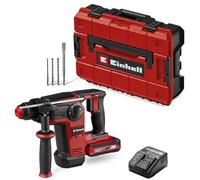 Einhell Professional Martillo perforador a batería TP-HD 18/28Li+4(1x3,0Ah) | PXC | 18 V | Brushless | 3 J | SDS-Plus | 4 funciones | batería 3,0 Ah + cargador | Maletín | 3 brocas + cincel plano